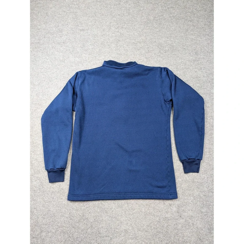 Vintage Patagonia Pullover Mens Medium Blue Capilene 1/4 Zip Fleece USA Hiking
